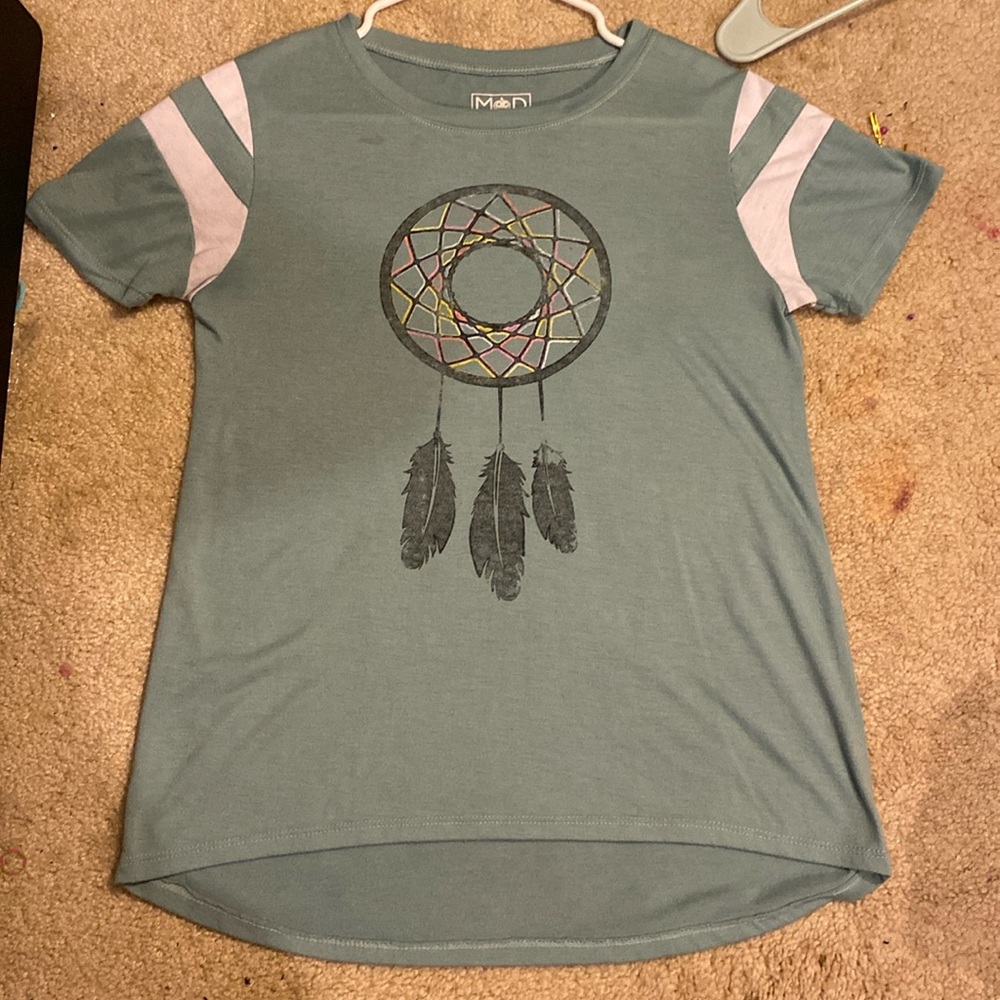 green/teal kids t-shirt